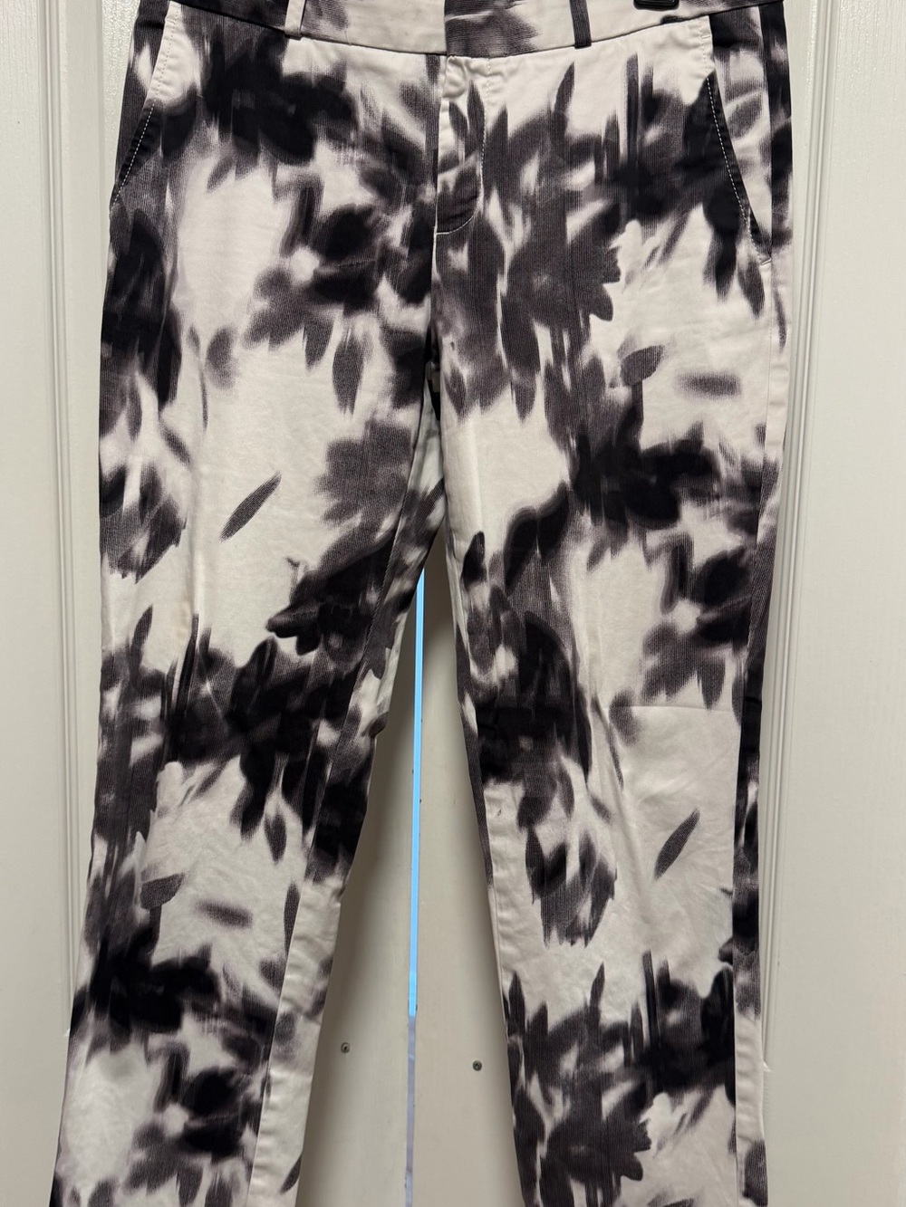 Banana republic Monochrome Print Slim Trousers - Picture 2 of 6